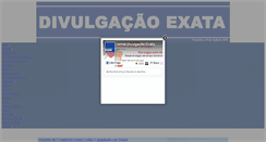 Desktop Screenshot of jornalexata.com.br