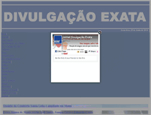 Tablet Screenshot of jornalexata.com.br